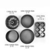 Master Pastry Non-Stick VALUE 5 PCS SET Bundt Cake Form / Muffin Pan 6 Cup / Spring Form All Sizes 20 cm / 22 cm / 24 cm