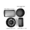 Master Pastry Non-Stick VALUE 4 PCS SET Brownie Pan / Bundt Form / Loaf Pan L / Spring Form 22 cm