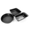 Master Pastry Non-Stick VALUE 3 PCS SET Loaf Pan M / Square Cake Pan / Round Cake Pan - Image 3