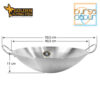 Golden Flying Fish Stainless Steel Wajan Hardened 40 cm ( WJ0240B ) - Image 5
