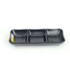 Golden Dragon Melamine Black Tempat Sambal Sekat 3 (P-9A)