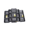 Golden Dragon Melamine Black Tempat Sambal Sekat 3 (P-9A) SET 6 PCS - Image 2