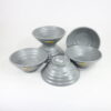 Golden Dragon Melamine Matte Grey Mangkok Ulir  6.8" (W6307A) SET 6 PCS - Image 2