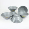 Golden Dragon Melamine Matte Grey Mangkok Ulir  6.8" (W6307A) SET 6 PCS