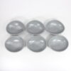 Golden Dragon Melamine Matte Grey Mangkok Tembikar Oval  6" (W3406A) SET 6 PCS