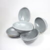 Golden Dragon Melamine Matte Grey Mangkok Tembikar Oval  6" (W3406A) SET 6 PCS - Image 2