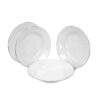 Indo Keramik Gold Lining Single Soup Plate 8 in (PS-8M) SET 4 PCS