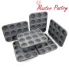 Master Pastry Non-Stick 12 Cup Muffin Pan SET 6 PCS - Image 2