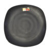 Golden Dragon Melamine Black Piring Tembikar Kotak 8" (P2308A) SET 6 PCS - Image 4