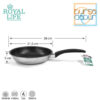 Royal Life Stainless Frypan 20 cm - Image 2