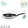 Royal Life Stainless Frypan 24 cm - Image 2