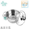 Royal Life Stainless Langseng / Steamer Pot 16 cm - Image 4