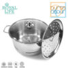 Royal Life Stainless Langseng / Steamer Pot 28 cm - Image 6