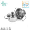 Royal Life Stainless Steamer Set 16 cm x 2 Susun - Image 5