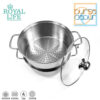 Royal Life Stainless Steamer Set 24 cm x 2 Susun - Image 5