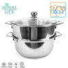 Royal Life Stainless Steamer Set 28 cm x 2 Susun
