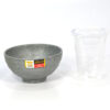 Golden Dragon Melamine Matte Grey Mangkok Kaki Tembikar 4" (W3504A) [MG] SET 6 PCS - Image 8