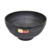Golden Dragon Melamine Black Mangkok Kaki Tembikar 6" (W3506A)
