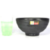 Golden Dragon Melamine Black Mangkok Kaki Tembikar 6" (W3506A) - Image 5