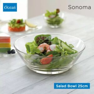 Ocean Glass Bowl Sonoma Salad Bowl 10" (1P01825) Mangkuk 25 cm